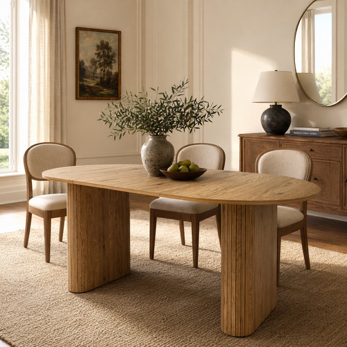 Inch modern oval dining - inch,