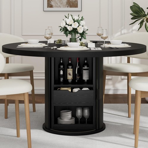 Inch round dining table - table, for